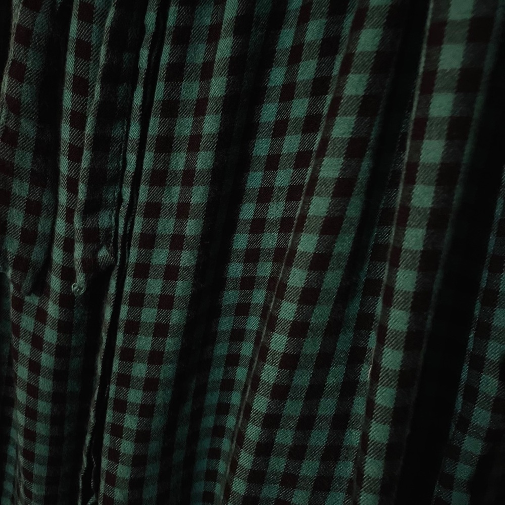 A.n.d (a new day) green and black plaid dress size medium - Picture 2 of 2